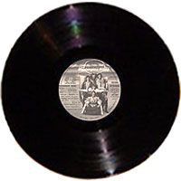 black vinyl disc