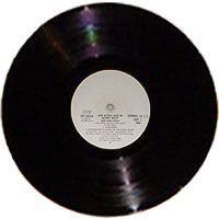 vinyl disc with a white PROMO labels